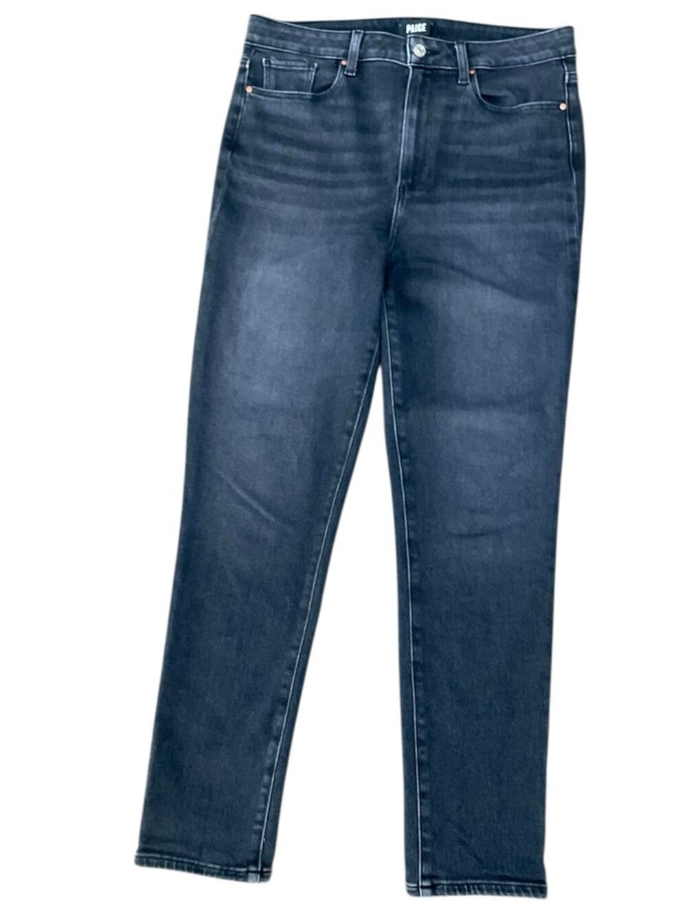 PAIGE GEMMA Women’s Skinny Jeans Black Denim Size 31 NWOT